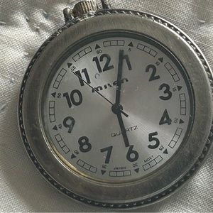 Vintage pocket watch stainless steel Milan